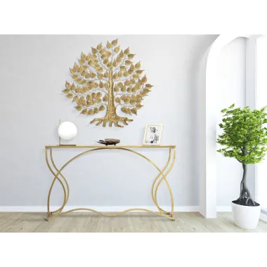 PANEL ZE STALI GOXY GOLD 91x2,5x90 cm
